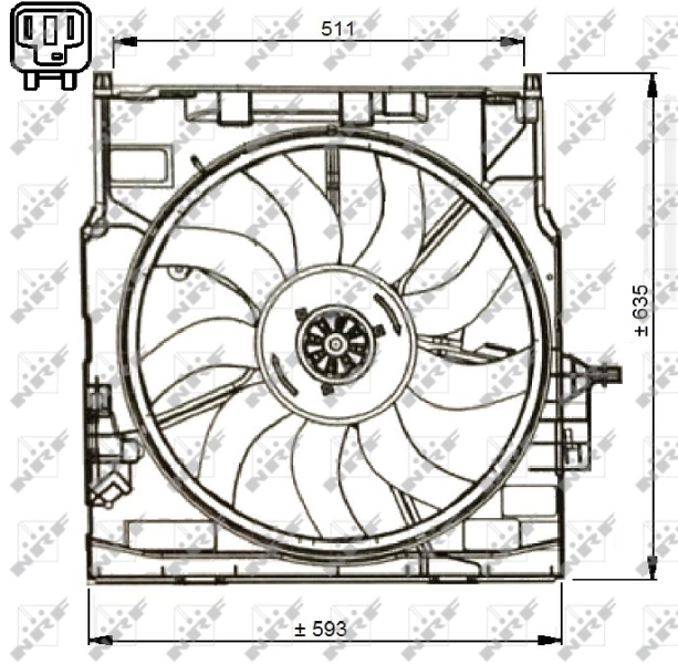 Ventilator radiator racire