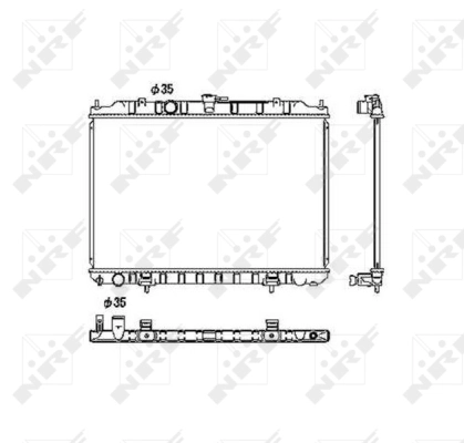 Radiator racire motor