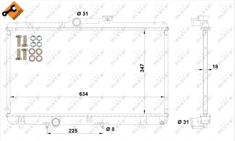 Radiator racire motor
