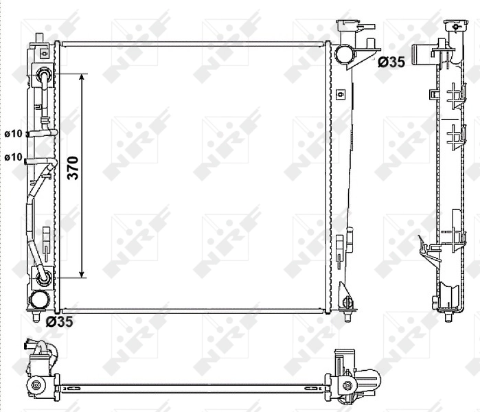 Radiator racire motor
