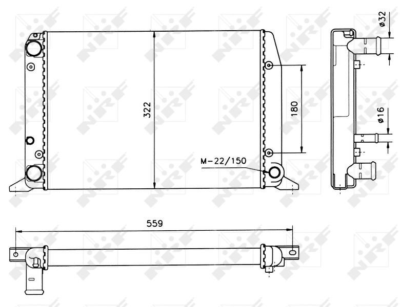 Radiator racire motor