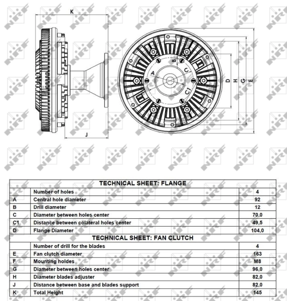 Cupla ventilator radiator