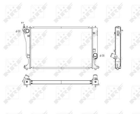Radiator racire motor