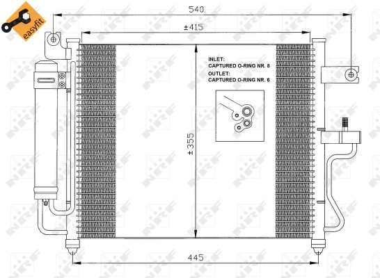 Radiator climatizare