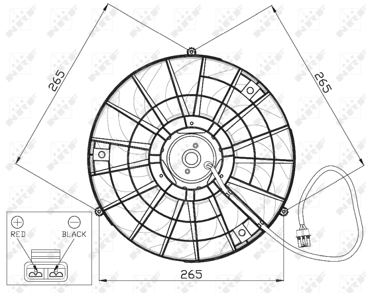Ventilator radiator racire