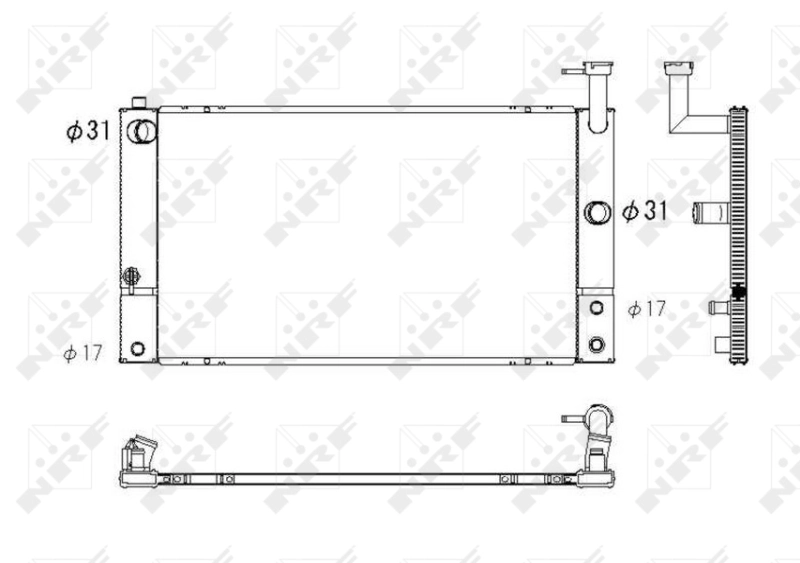 Radiator racire motor
