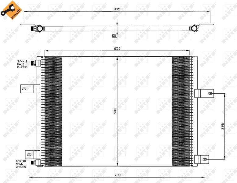 Radiator climatizare