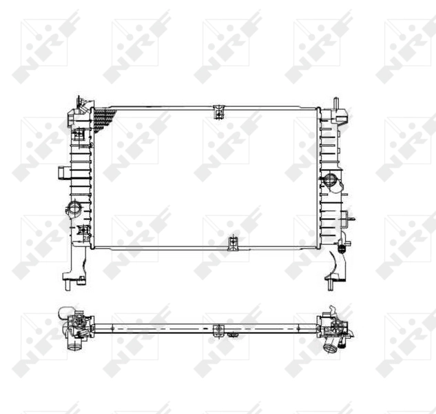 Radiator racire motor