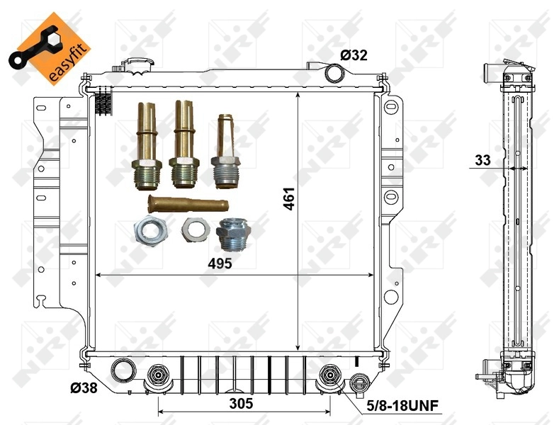 Radiator racire motor