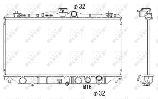 Radiator racire motor