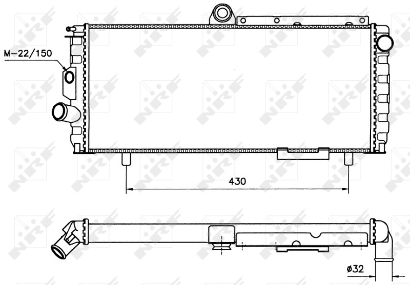 Radiator racire motor