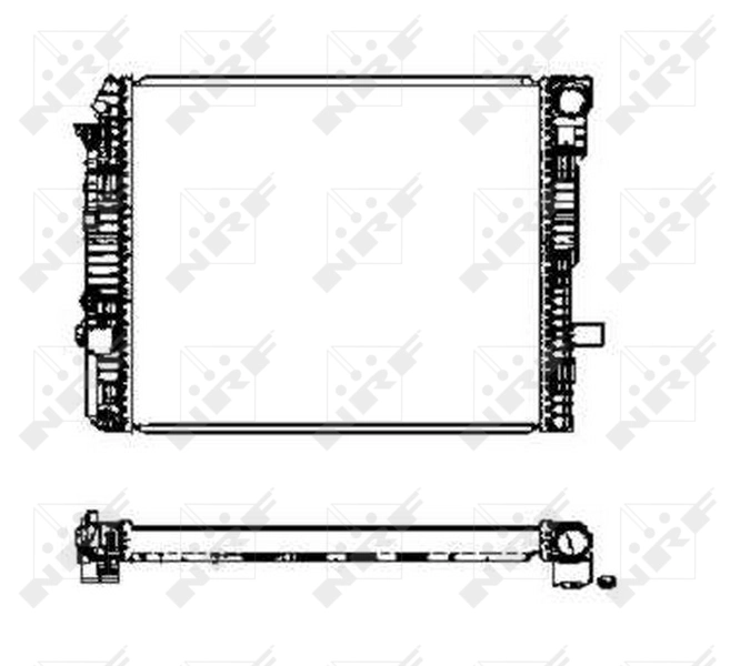 Radiator racire motor