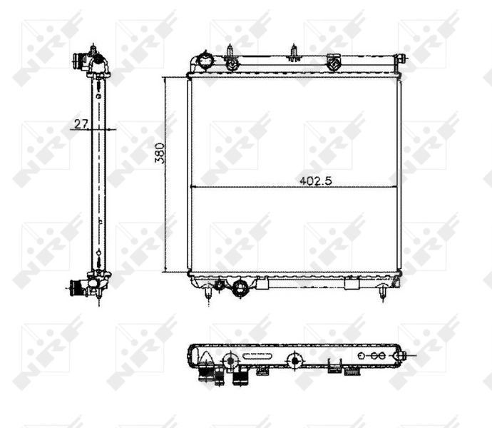 Radiator racire motor