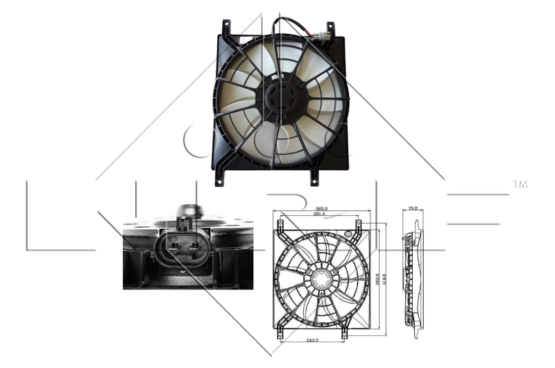 Ventilator radiator racire