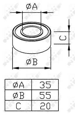 Rulment arbore compresor