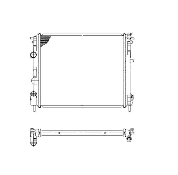 Radiator racire motor
