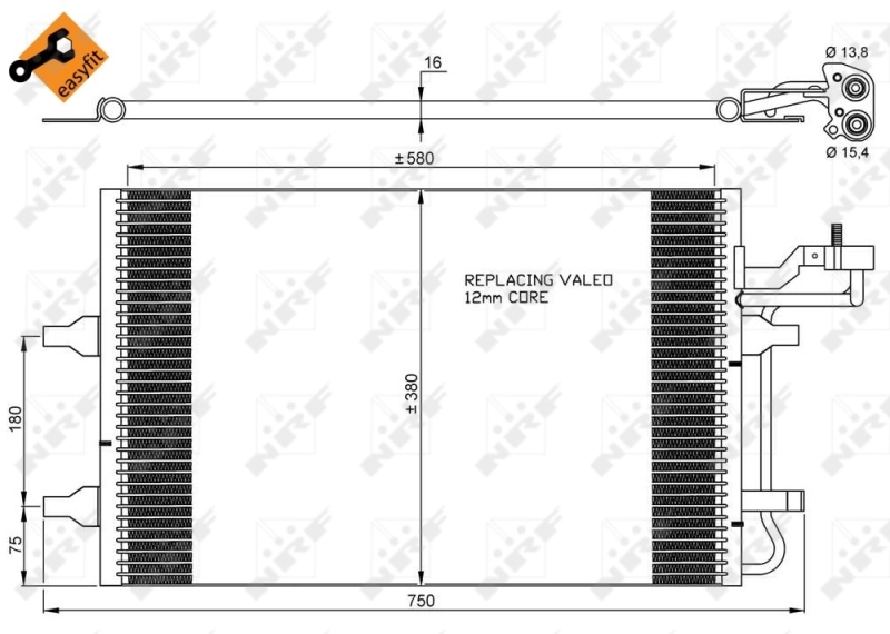 Radiator climatizare