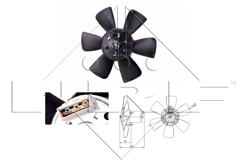 Ventilator radiator racire