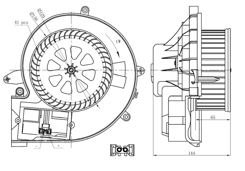 Ventilator habitaclu