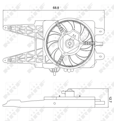 Ventilator radiator racire