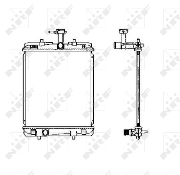 Radiator racire motor