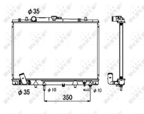 Radiator racire motor
