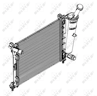 Radiator racire motor