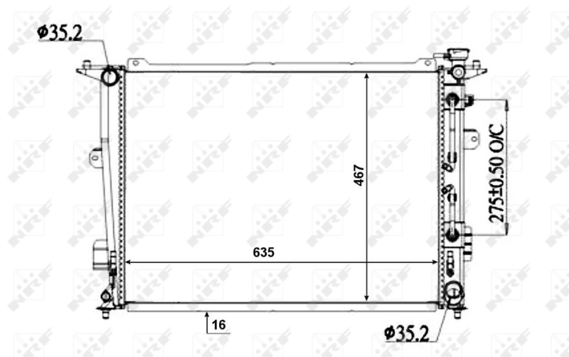 Radiator racire motor