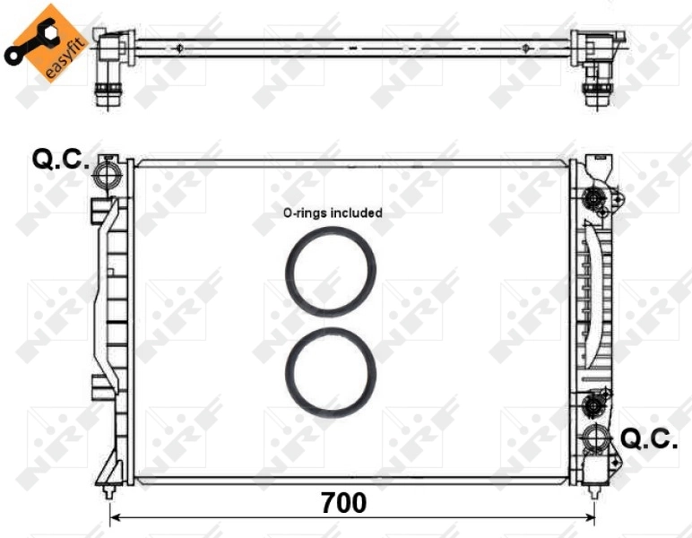 Radiator racire motor