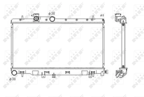 Radiator racire motor