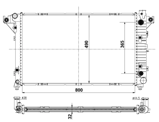 Radiator racire motor