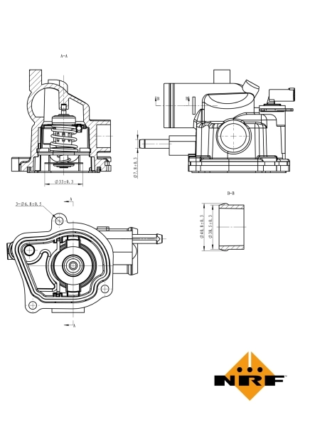 Termostat lichid racire