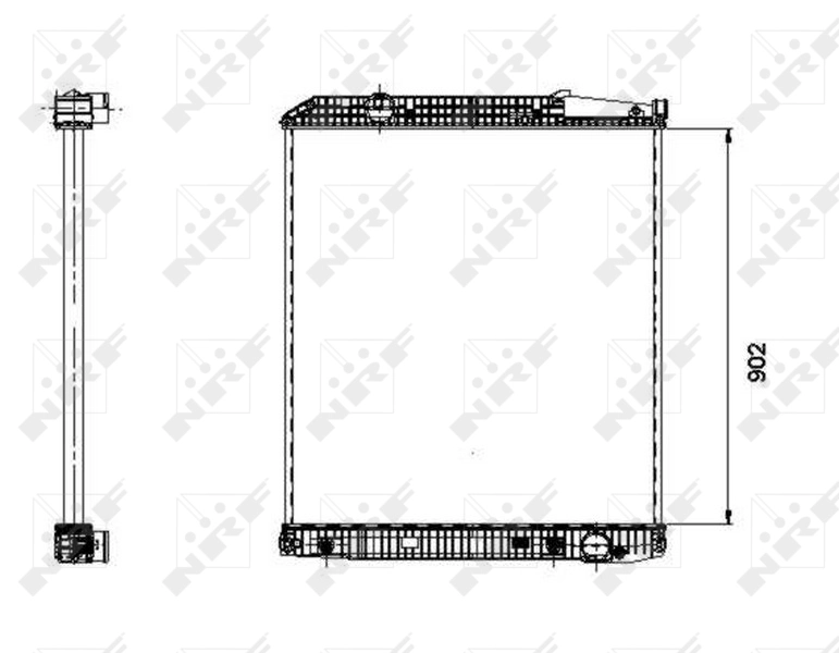 Radiator racire motor