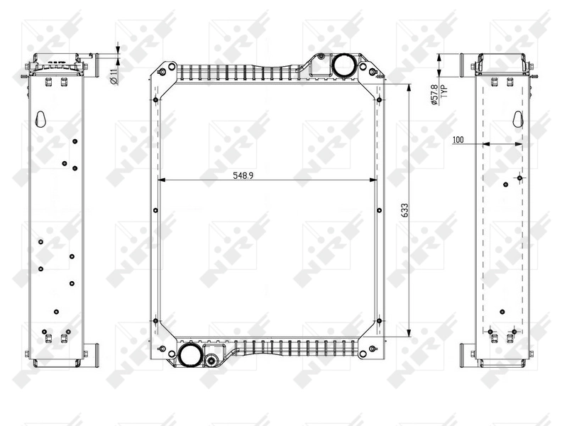 Radiator racire motor
