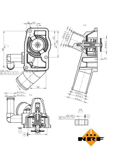 Termostat lichid racire