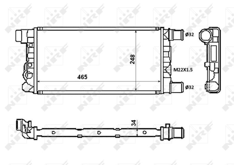 Radiator racire motor