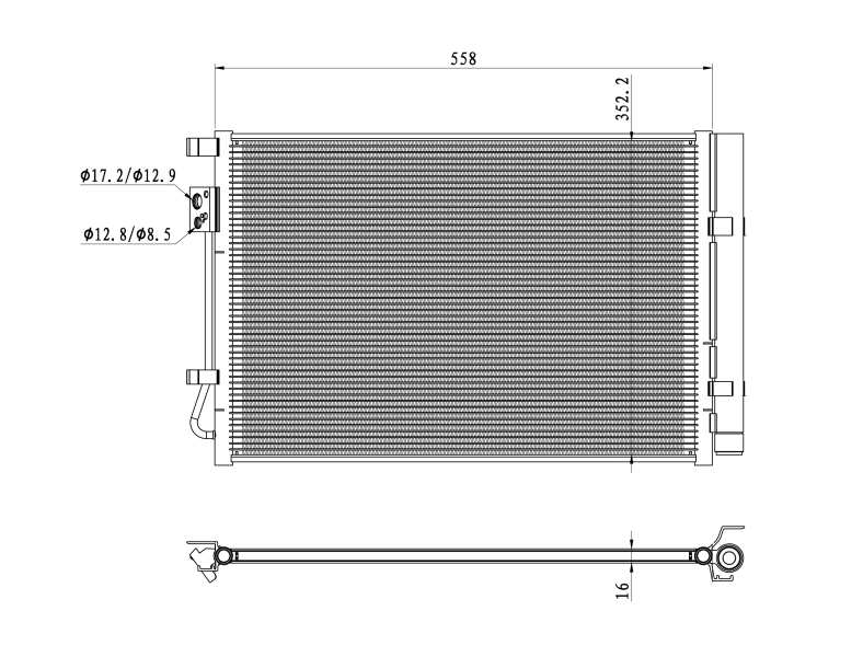 Radiator climatizare
