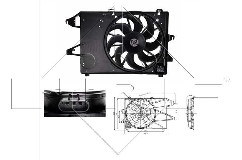 Ventilator radiator racire