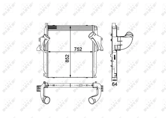 Intercooler, compresor