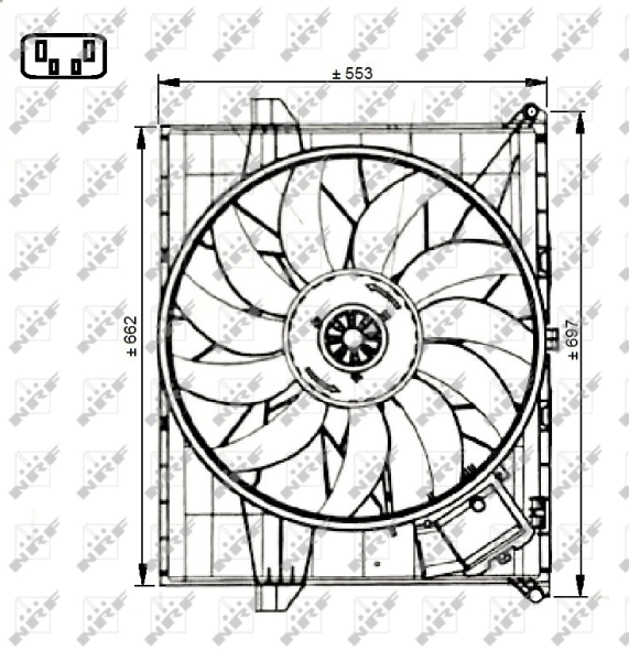 Ventilator radiator racire