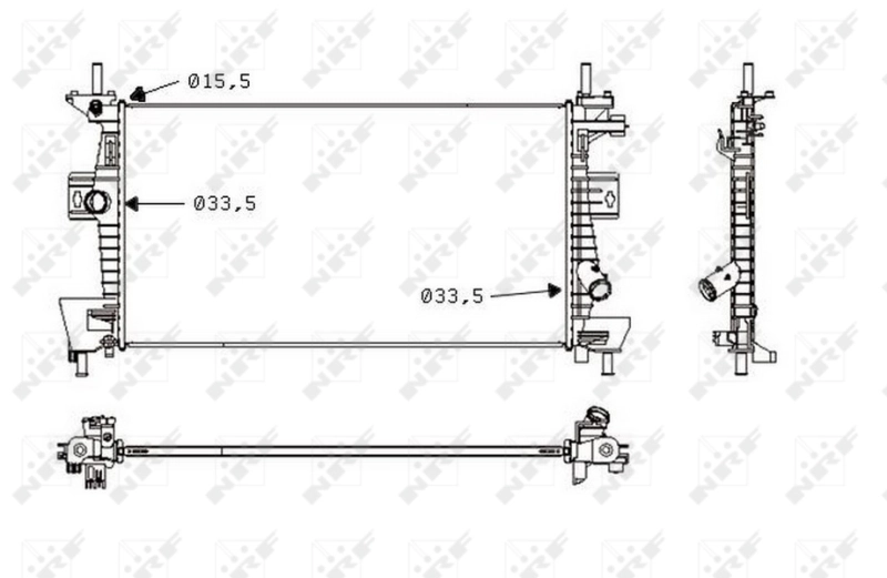 Radiator racire motor