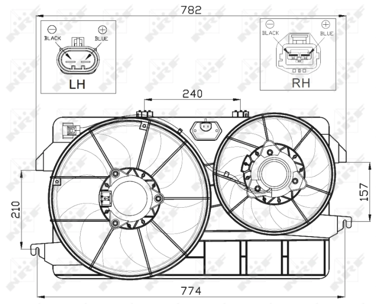 Ventilator radiator racire