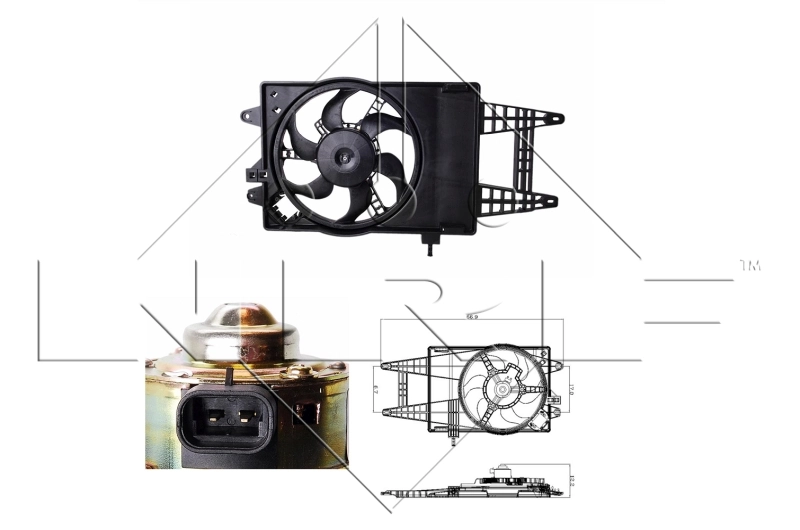 Ventilator radiator racire