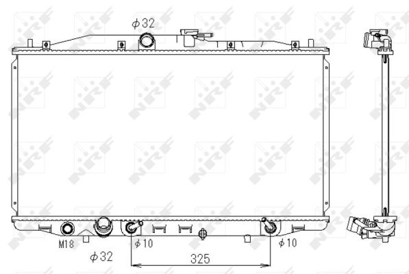 Radiator racire motor