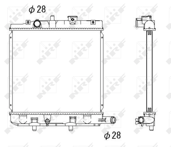 Radiator racire motor