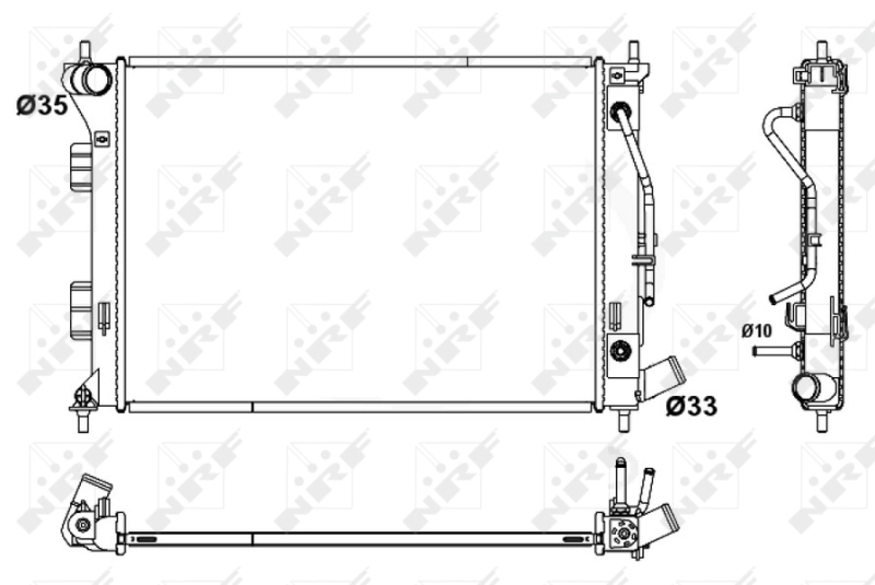 Radiator racire motor