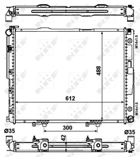 Radiator racire motor