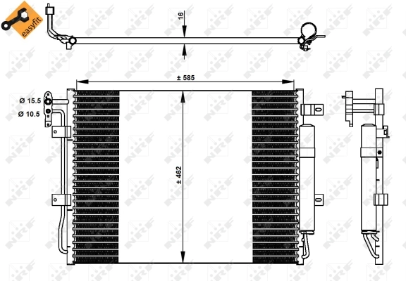 Radiator climatizare