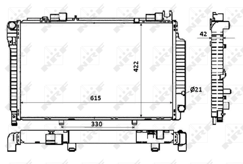 Radiator racire motor