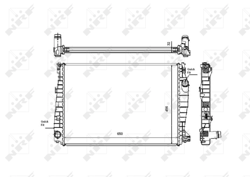 Radiator racire motor